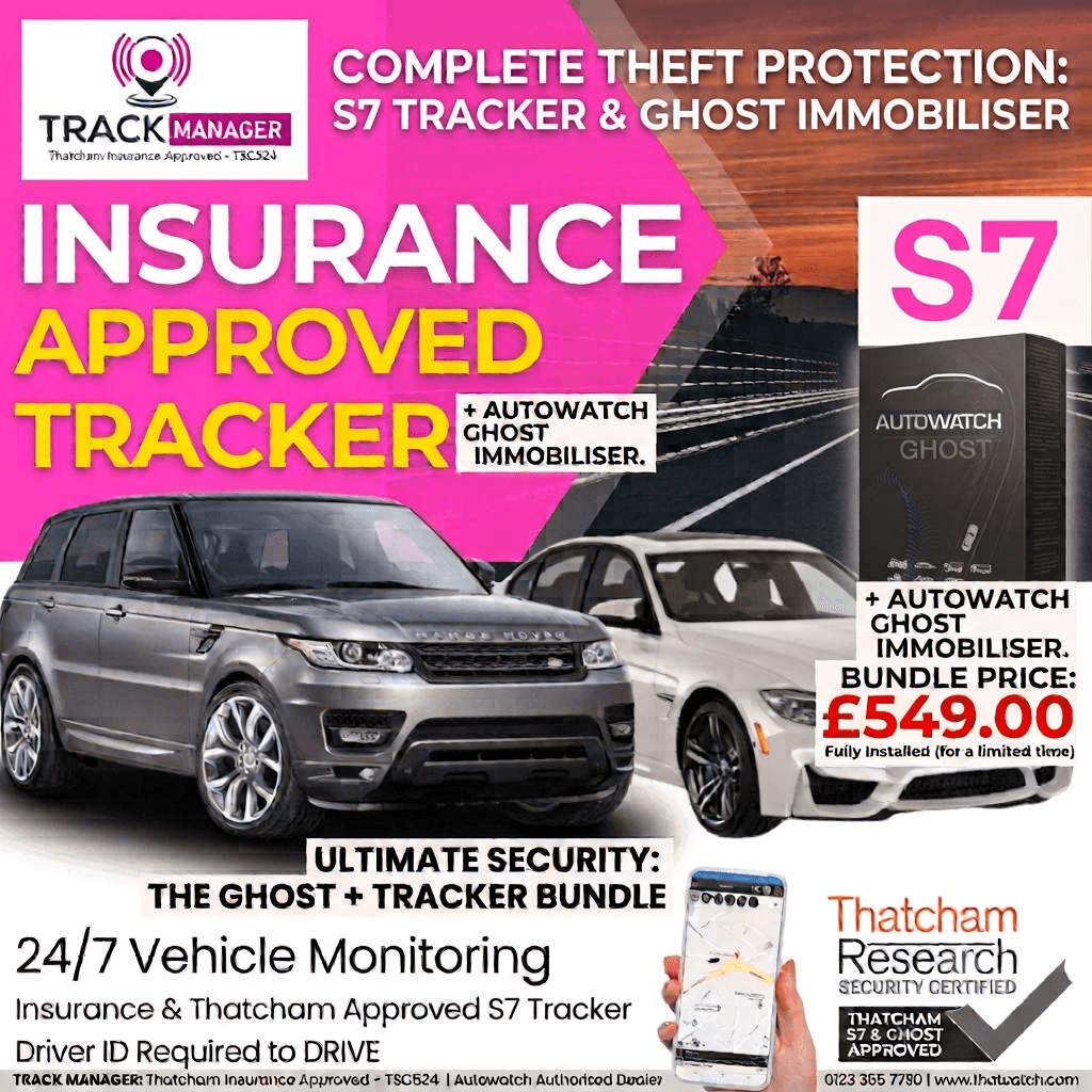 Autowatch Ghost II immobiliser and S7 tracker package poster - Elite Car Security