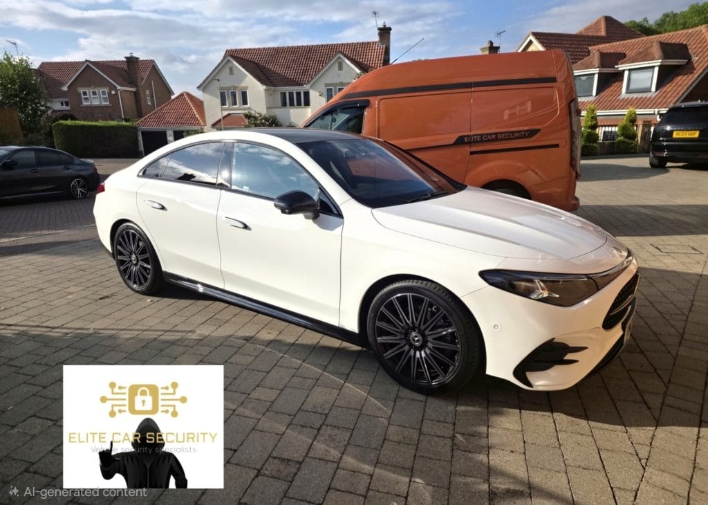 New Mercedes CLA petrol hybrid secured with the Nitro Pro immobiliser by Elite Car Security